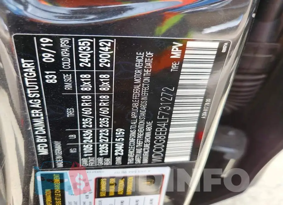 WDC0G8EB4LF731272 Photo# 14