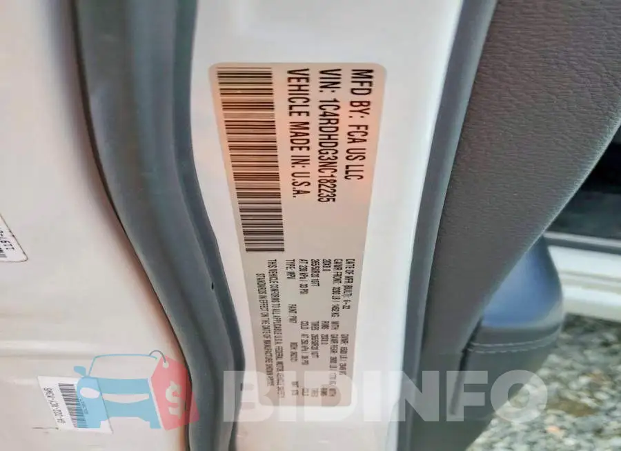 1C4RDHDG3NC182235 Photo# 13