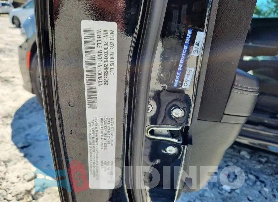 2C3CDXHG2NH263982 Photo# 12