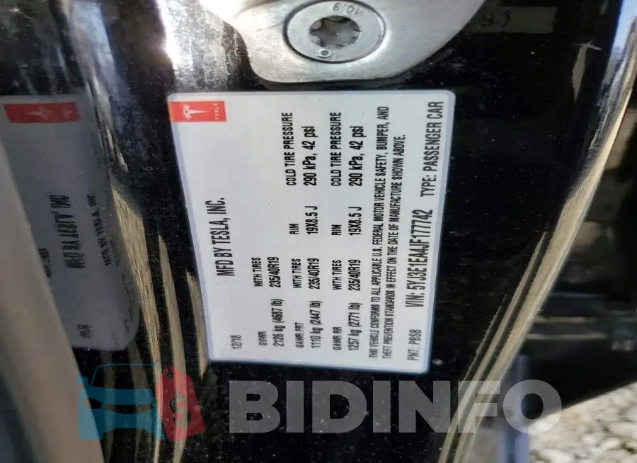 5YJ3E1EA4JF177742 Photo# 12