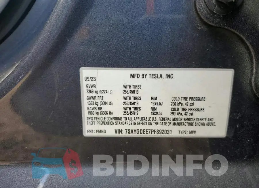 7SAYGDEE7PF892031 Photo# 13