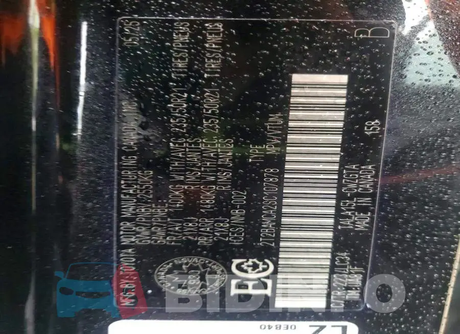 2T2BAMCA2SC107878 Photo# 13