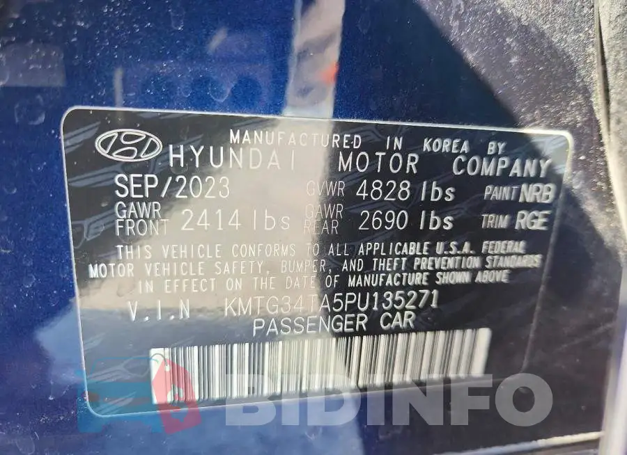 KMTG34TA5PU135271 Photo# 12