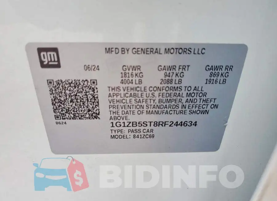 1G1ZB5ST8RF244634 Photo# 12