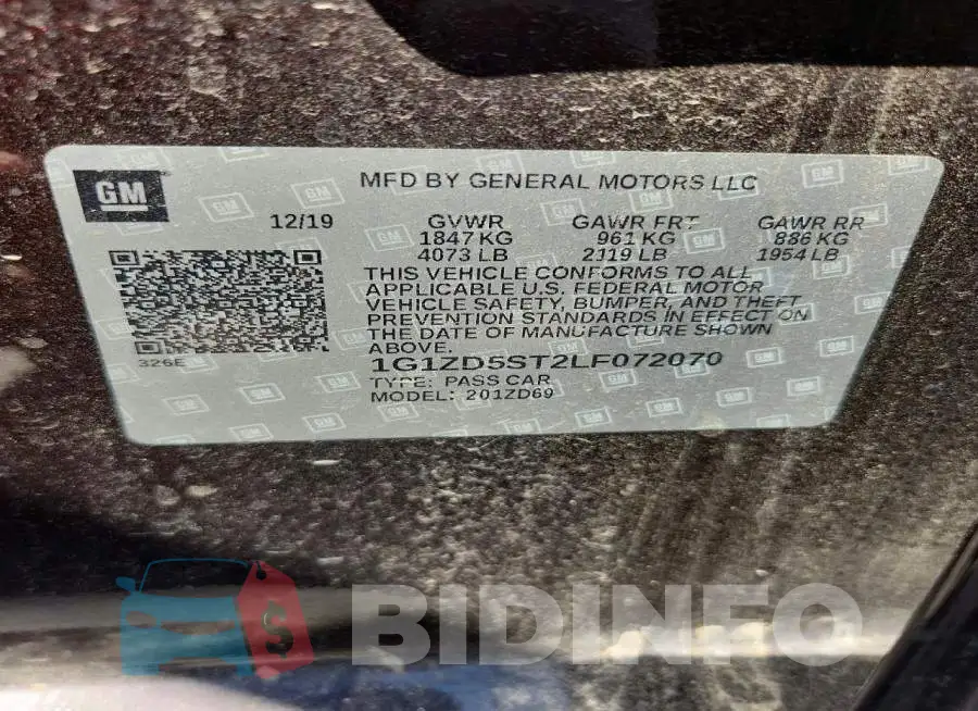 1G1ZD5ST2LF072070 Photo# 12