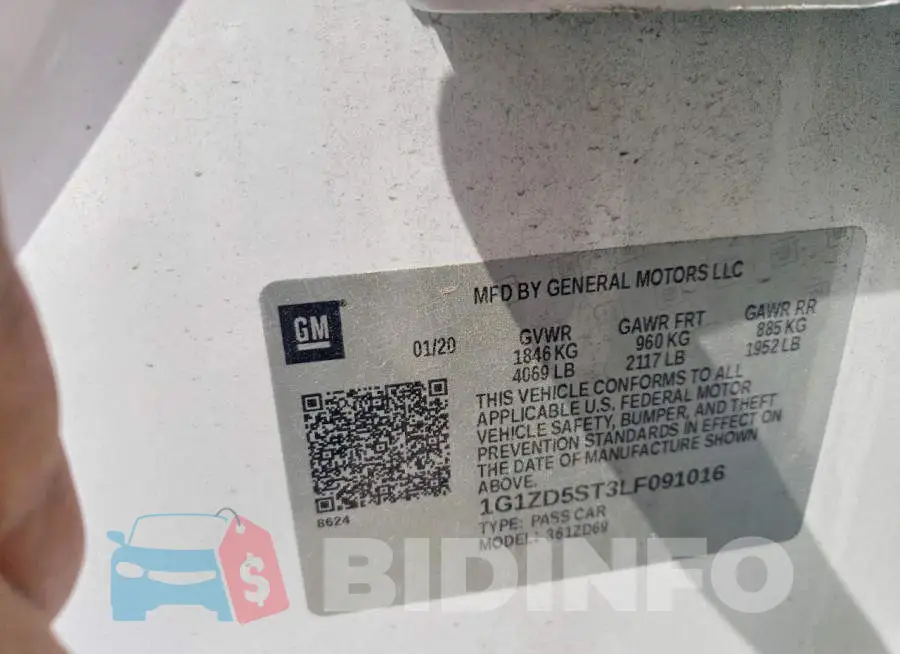 1G1ZD5ST3LF091016 Photo# 12