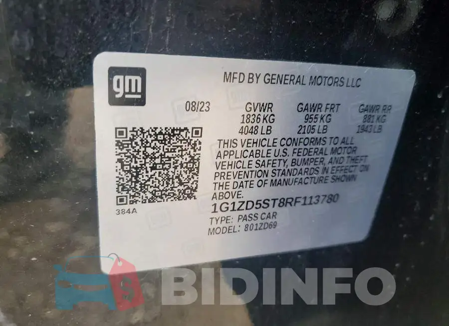 1G1ZD5ST8RF113780 Photo# 12