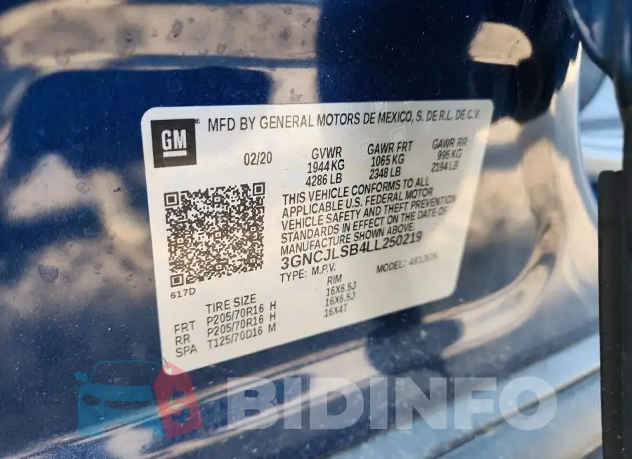 3GNCJLSB4LL250219 Photo# 13