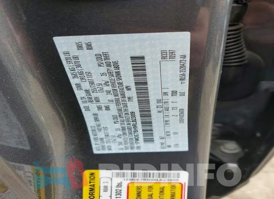 1FMDE7BH9RLB23009 Photo# 12