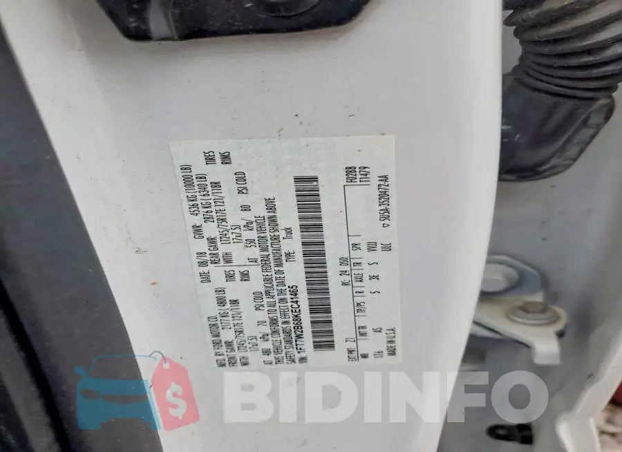 1FT7W2B68KEC41465 Photo# 12