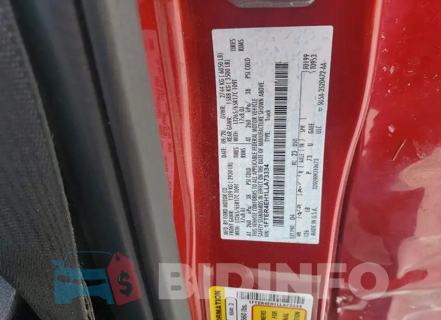 1FTER4EH1LLA73334 Photo# 12