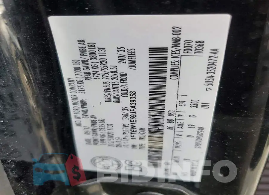 1FTEW1E59JFA39358 Photo# 12