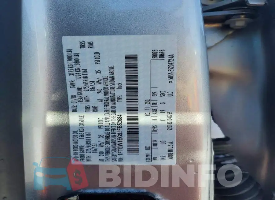 1FTEW1EG9JFB53684 Photo# 12