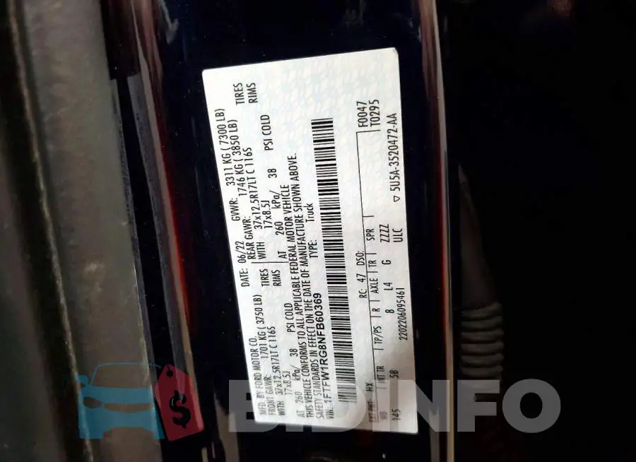 1FTFW1RG8NFB60369 Photo# 12