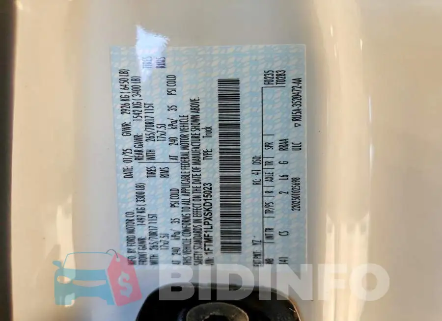 1FTMF1LPXSKD15023 Photo# 13