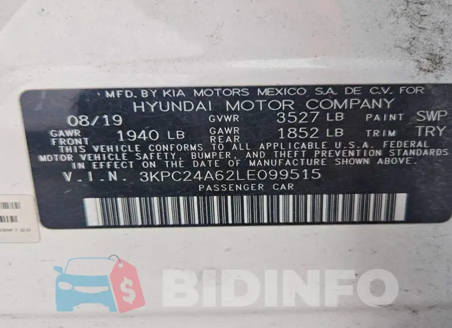 3KPC24A62LE099515 Photo# 12