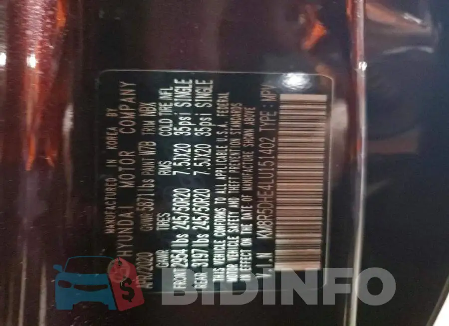KM8R5DHE4LU151402 Photo# 13