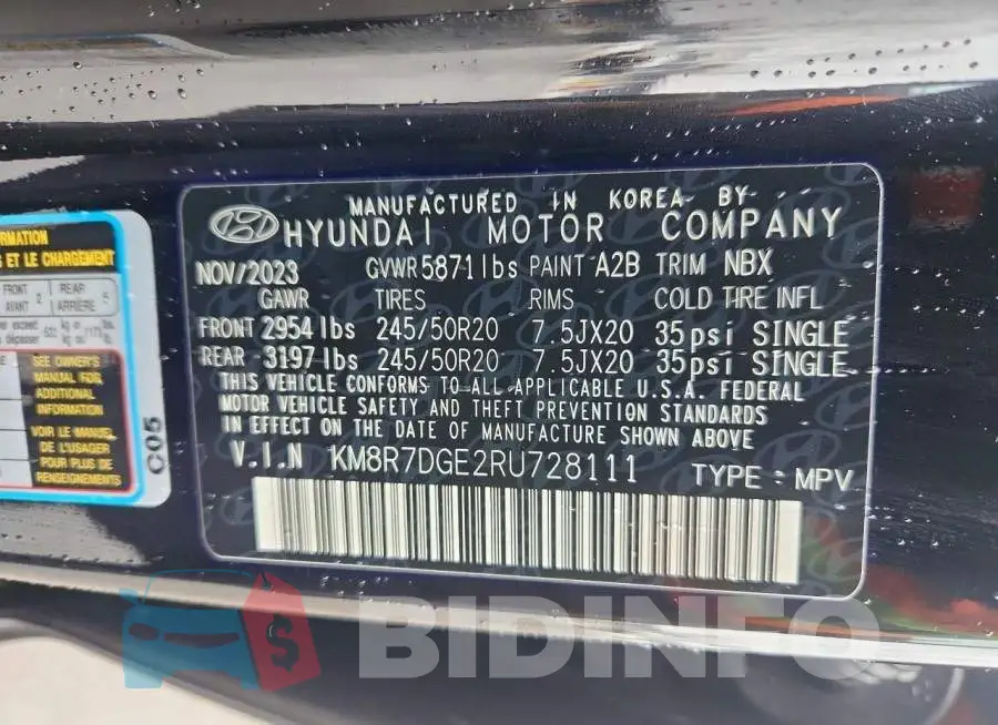 KM8R7DGE2RU728111 Photo# 13