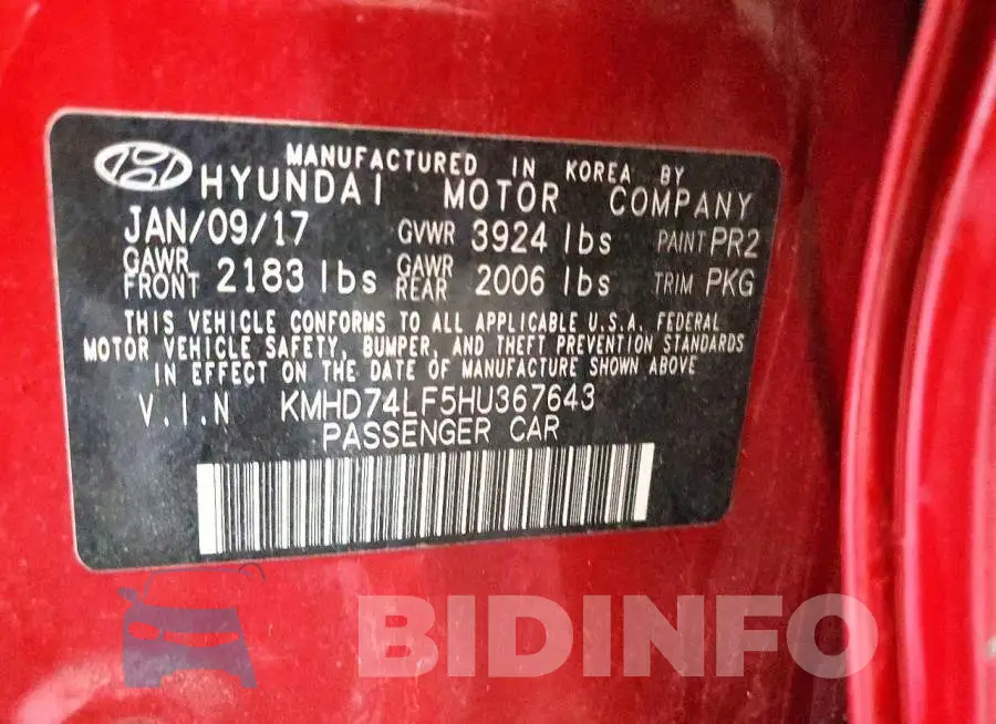 KMHD74LF5HU367643 Photo# 12