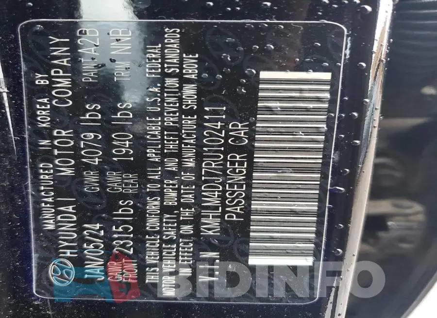 KMHLM4DJ7RU102411 Photo# 12