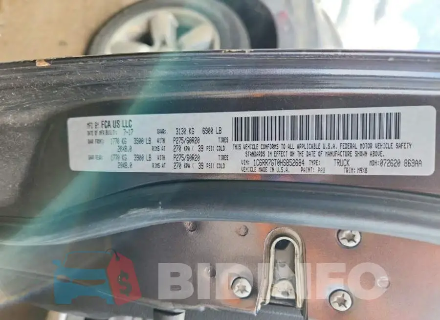 1C6RR7GT0HS852684 Photo# 13