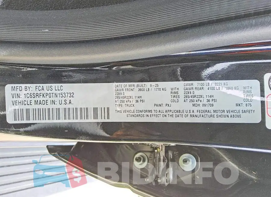 1C6SRFKP0TN153732 Photo# 12