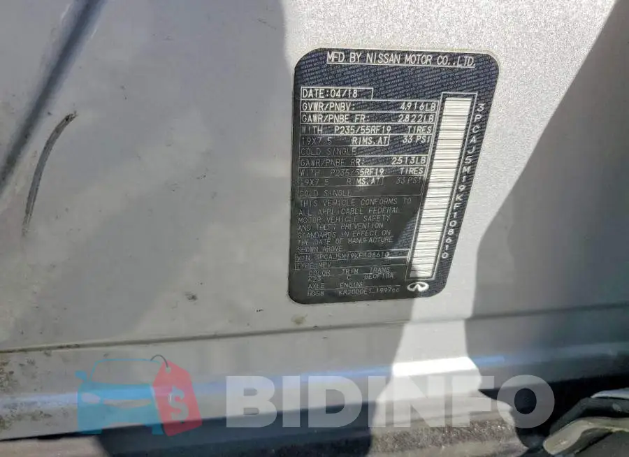 3PCAJ5M19KF108610 Photo# 13
