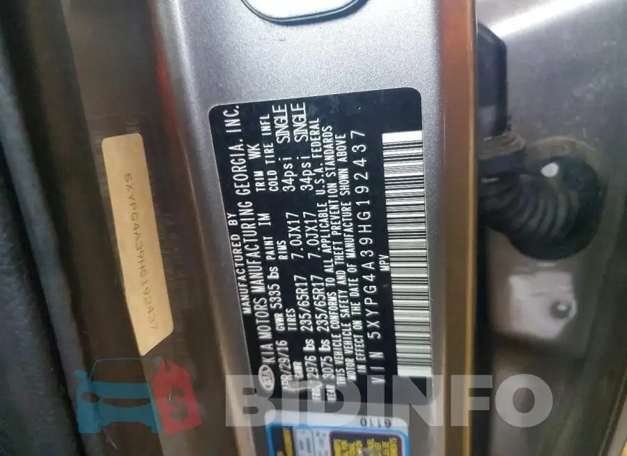 5XYPG4A39HG192437 Photo# 13