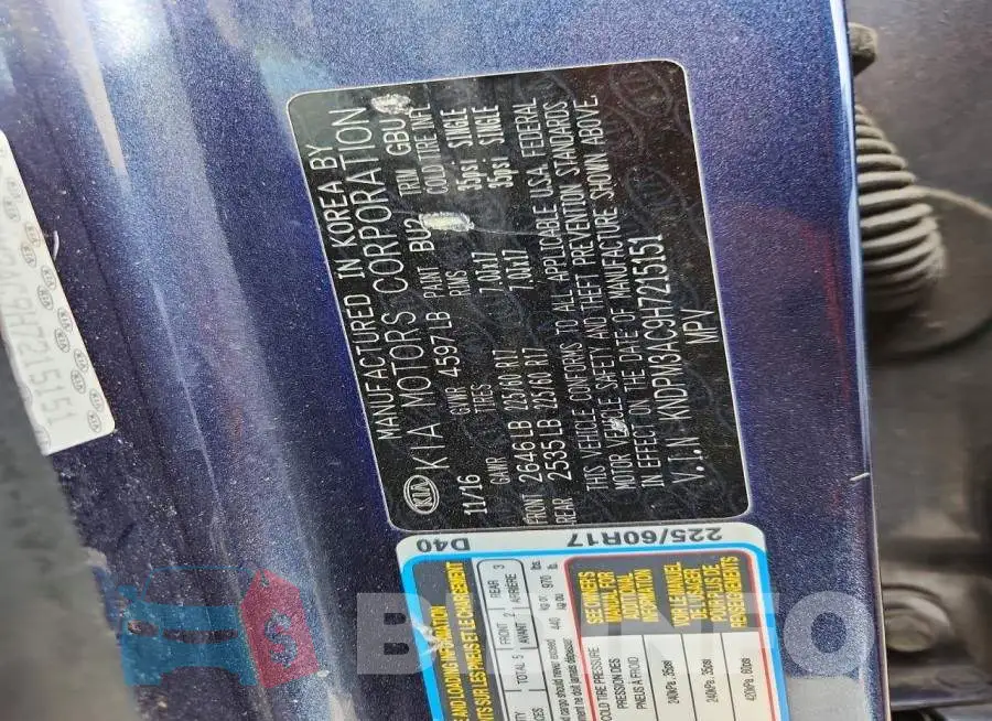 KNDPM3AC9H7215151 Photo# 13