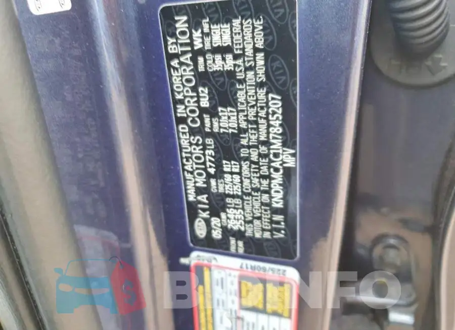 KNDPMCAC1M7845207 Photo# 12