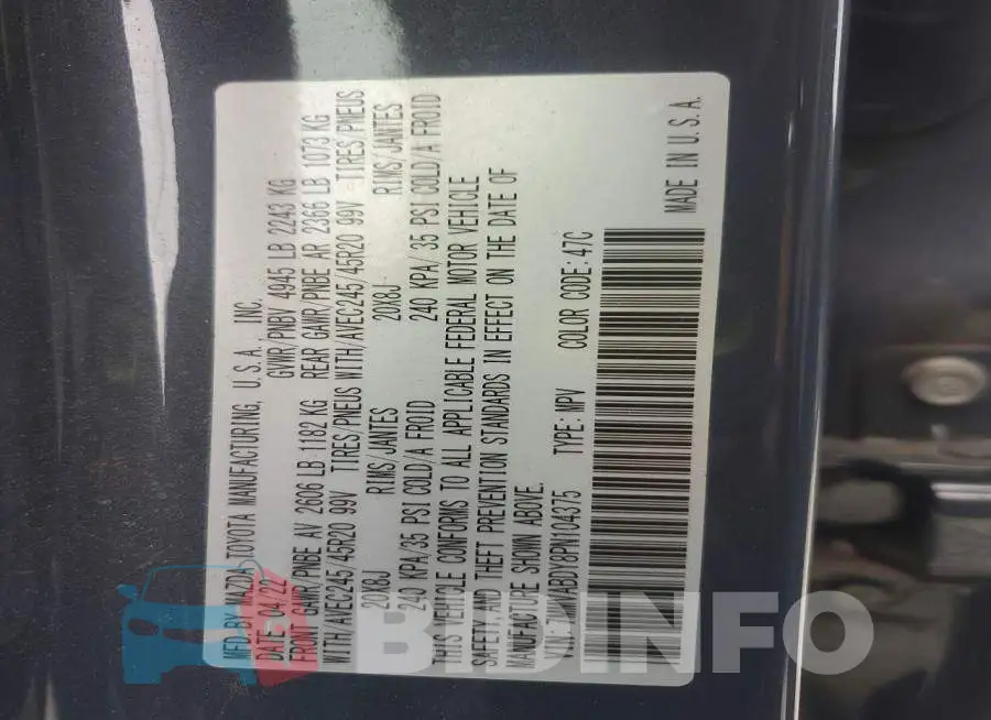 7MMVABDY8PN104375 Photo# 13