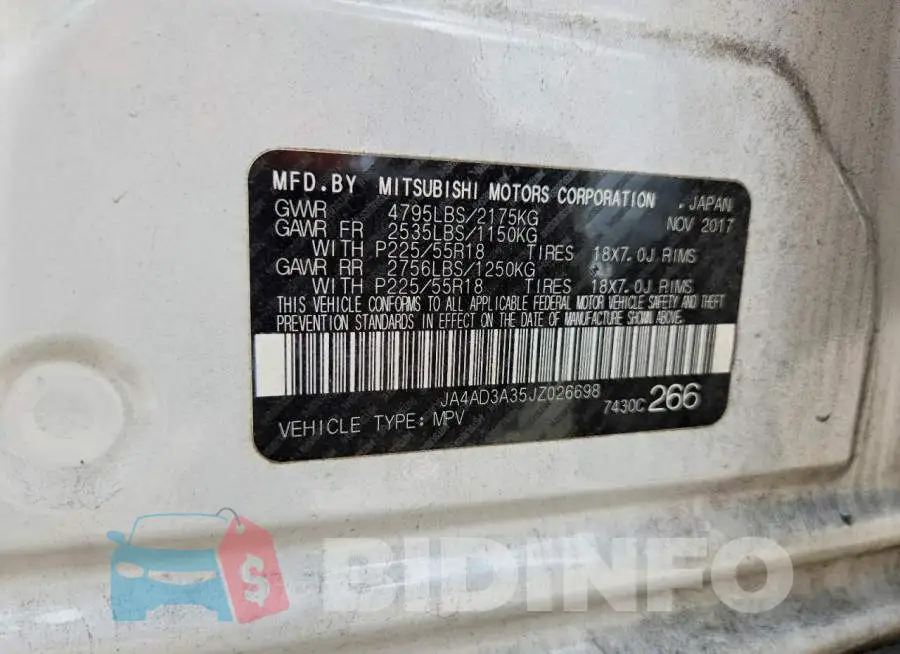 JA4AD3A35JZ026698 Photo# 13