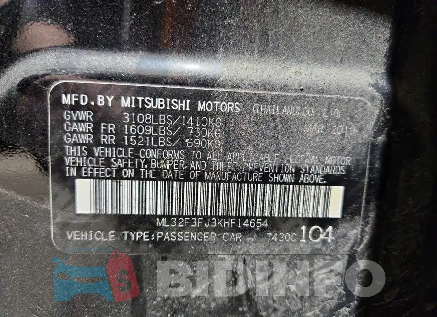 ML32F3FJ3KHF14654 Photo# 12