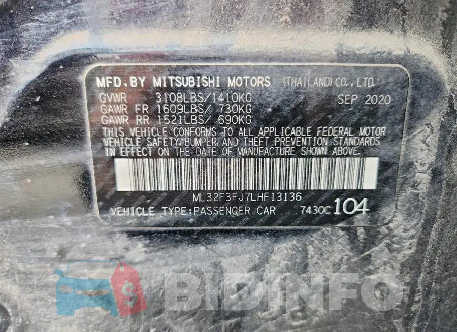 ML32F3FJ7LHF13136 Photo# 12