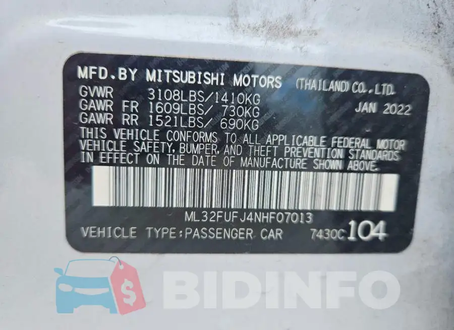 ML32FUFJ4NHF07013 Photo# 13