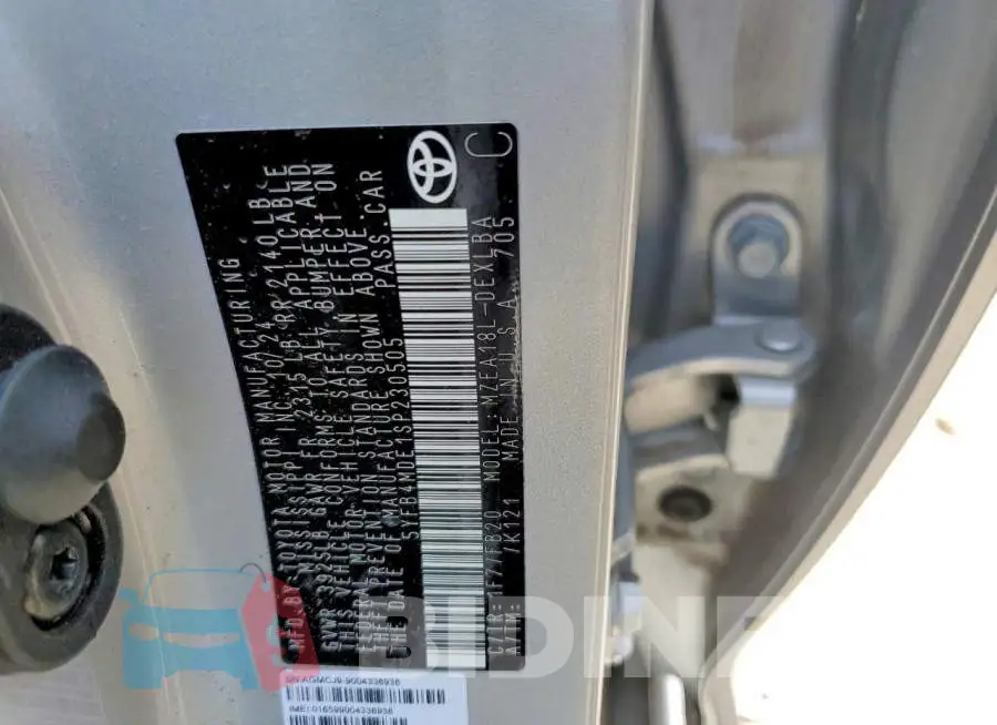 5YFB4MDE1SP230505 Photo# 13
