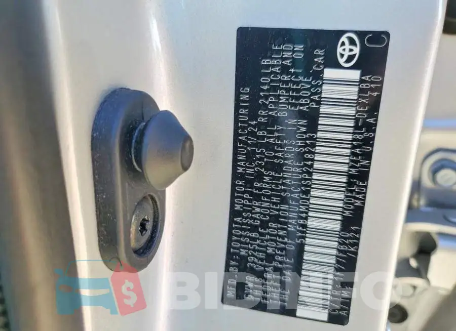 5YFB4MDE1SP248213 Photo# 12