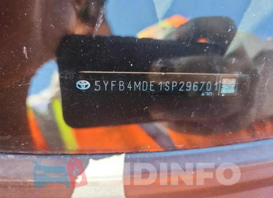 5YFB4MDE1SP296701 Photo# 12