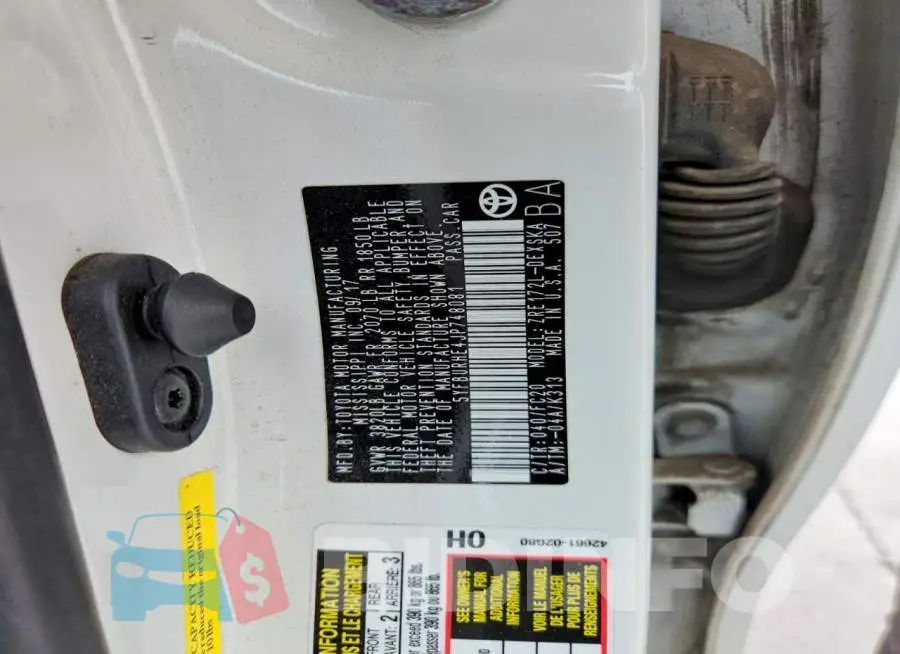 5YFBURHE4JP748081 Photo# 12