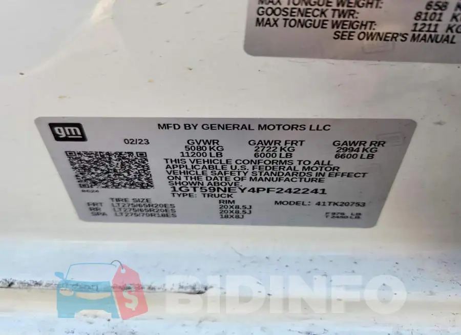 1GT59NEY4PF242241 Photo# 12