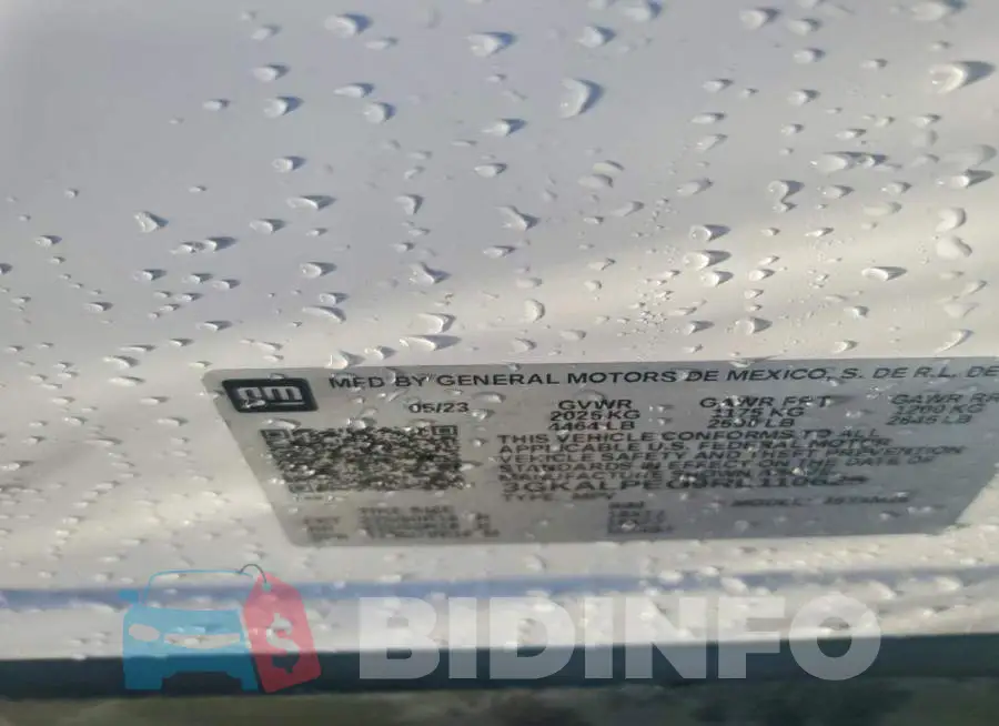 3GKALPEG9RL110625 Photo# 13