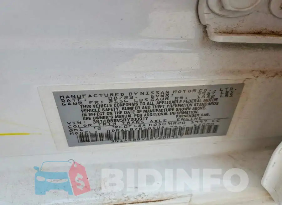 3N1AB8BV5RY200917 Photo# 12