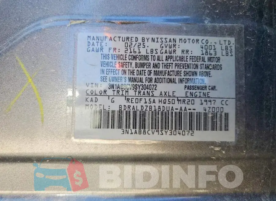 3N1AB8CV9SY304072 Photo# 12