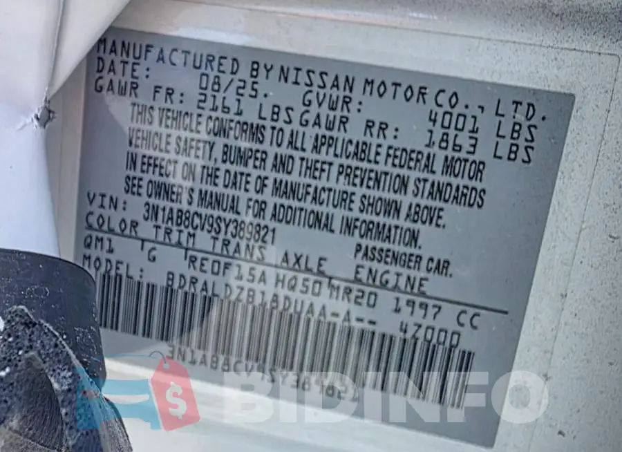 3N1AB8CV9SY389821 Photo# 12