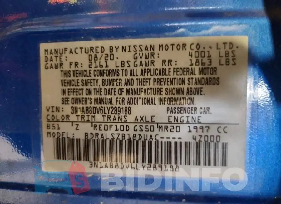 3N1AB8DV6LY289188 Photo# 12