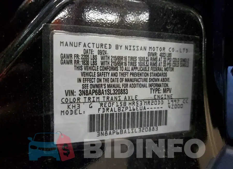 3N8AP6BA1SL320883 Photo# 13