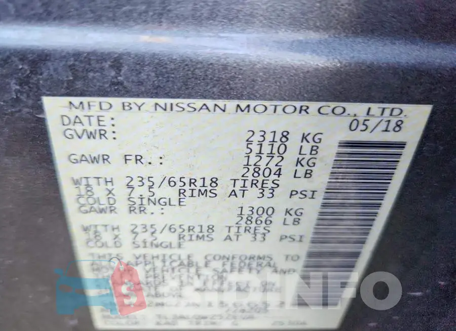 5N1AZ2MG2JN156652 Photo# 13