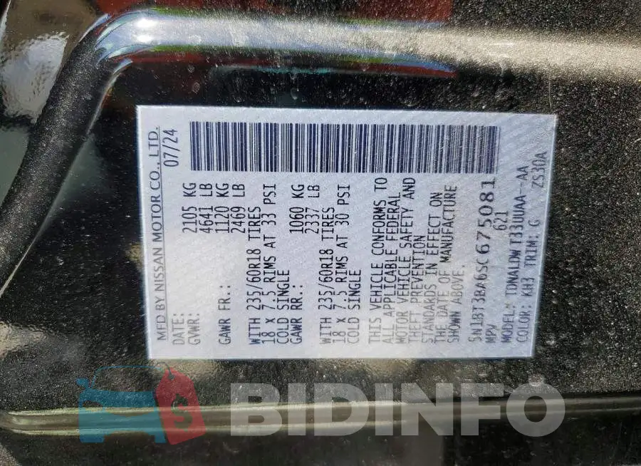 5N1BT3BA6SC675081 Photo# 14