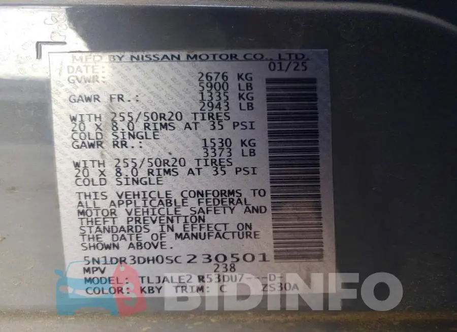 5N1DR3DH0SC230501 Photo# 13