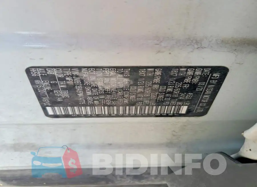 JN8BT3BA8PW414775 Photo# 13